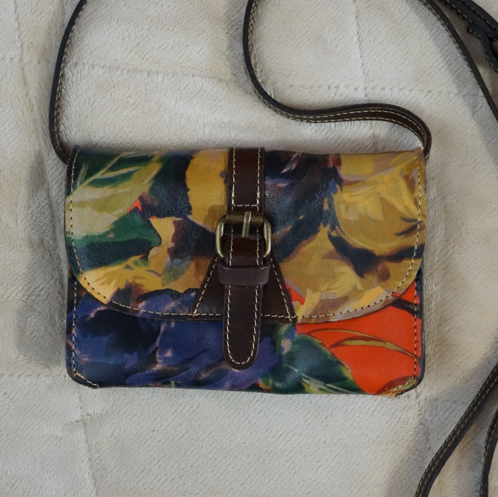 Patricia Nash Floral Torrie Crossbody Bag